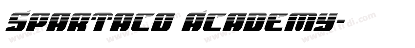 Spartaco Academy字体转换
